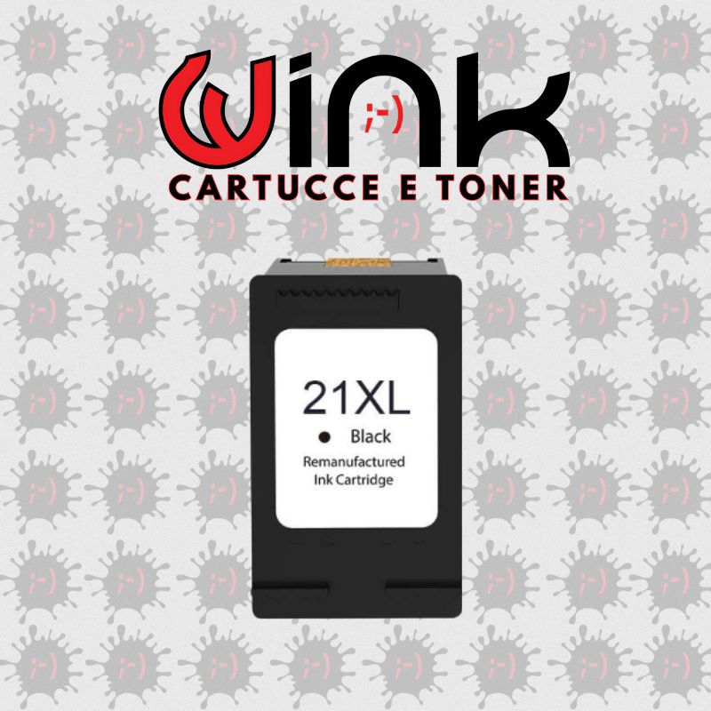 HP21XXL 18ml - Cartuccia COMPATIBILE HP Nera Desk Jet 3920/3940/3944/PSC 1410XX #21 ALTA CAPACITA'