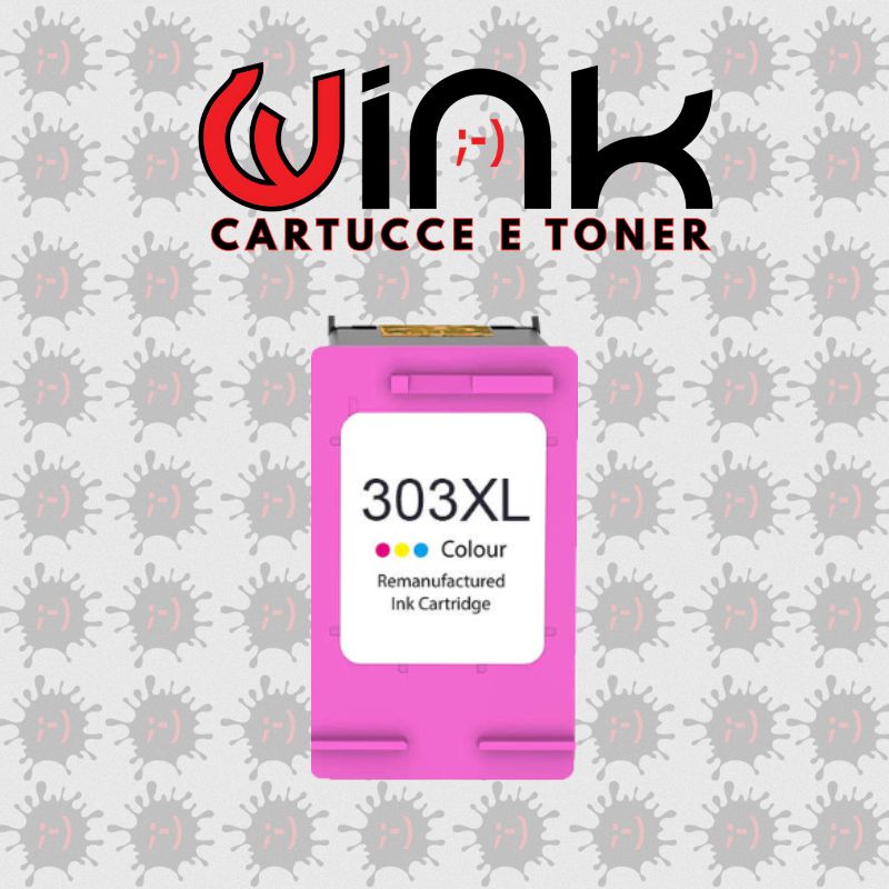 HPT6N03AE(303XL) COL 18ML- Cartuccia/Testina Colori di Ricambio "Mostra Livelli Inchiostro" Compatibile con HP ENVY PHOTO 6220, 6230, 6255, 7130 All In One, 7134, 7155, 7830, 7855