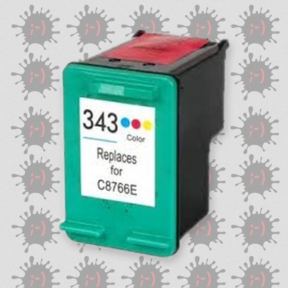 HP343 18ml -Cartuccia Rigenerata HP Desk Jet 460XX/5740/5745/6520 -Colore #343