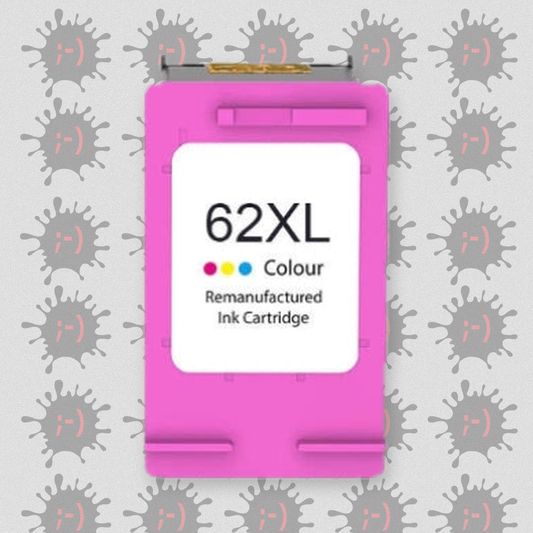 HP62XL 18ML -Cartuccia/Testina Colori di Ricambio "Mostra Livelli Inchiostro" Compatibile con HP Officejet 5740e All in 