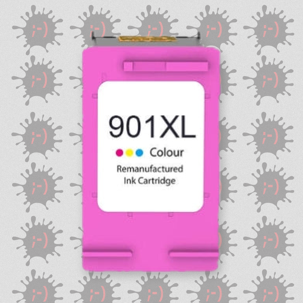 901 - 15ml - Cartuccia/Testina Colori di Ricambio "Mostra Livelli Inchiostro" Compatibile con HP Officejet J 4524, J 458