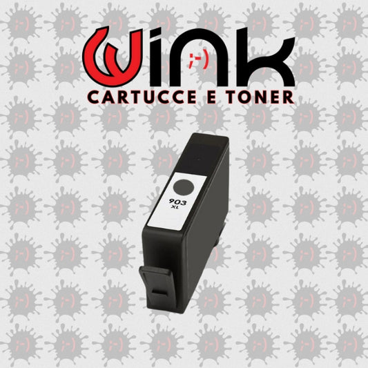 903XLBK 20ML- Cartuccia inkjet di ricambio Nero per HP Officejet 6950 All in One, PRO 6960 All in One, PRO 6970 All in One. Compatibile con T6M15AE. Codice Cartuccia 903XL - BK.