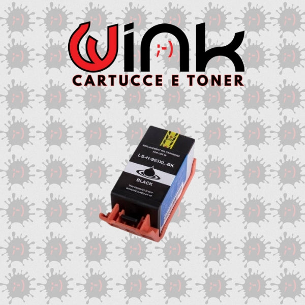 903XXLBK 28ML- Cartuccia inkjet di ricambio Nero per HP Officejet 6950 All in One, PRO 6960 All in One, PRO 6970 All in One. Compatibile con T6M15AE. Codice Cartuccia 903XL - BK.