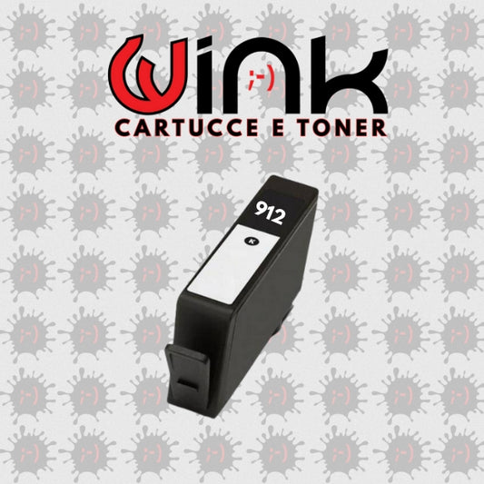 912XL – Cartuccia inkjet di ricambio con chip nero per HP OFFICEJET 8012. Compatibile con 3YL84AE. Codice Cartuccia 912XL.