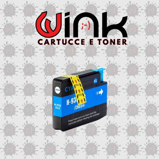 933XL 13ML - Compatibile CIANO per HP 6100,H611A,6700,6600,H711A,7110.#CN053AE