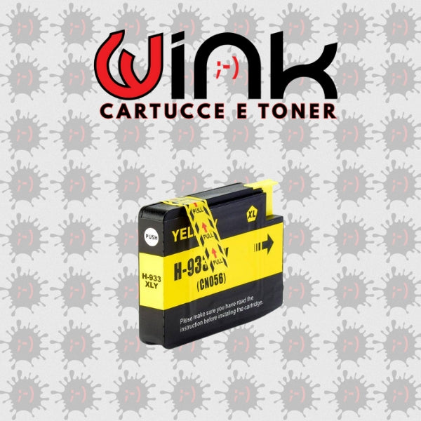 933XL 13ML - Compatibile GIALLO per HP 6100,H611A,6700,6600,H711A,7110.#CN053AE