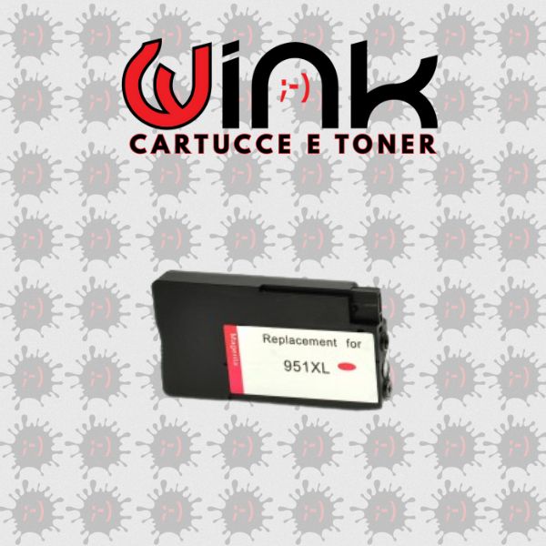 951XLM 28ml - Cartuccia inkjet Compatibile MAGENTA per HP Officejet PRO8100, 251DW. Codice Cartuccia 951XL MAGENTA.