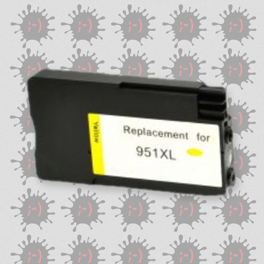 951XLY 28ml - Cartuccia inkjet Compatibile GIALLO per HP Officejet PRO8100, 251DW. Codice Cartuccia 951XL GIALLO.
