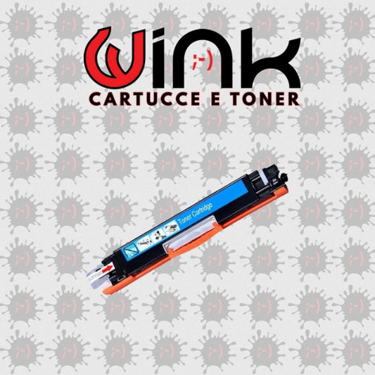 CE311A 1K - Toner rigenerato Ciano con chip in dotazione per HP Laserjet Pro CP1025, CP1025NW. Stampa fino a 1.000 pagine al 5% di copertura.