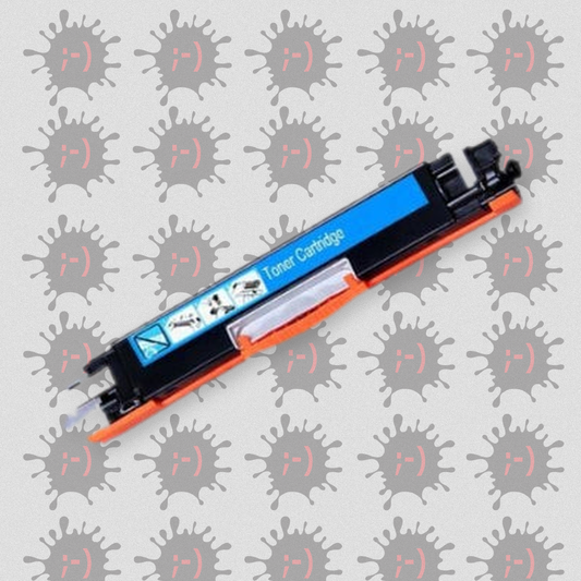 CE311A 1K - Toner rigenerato Ciano con chip in dotazione per HP Laserjet Pro CP1025, CP1025NW. Stampa fino a 1.000 pagin