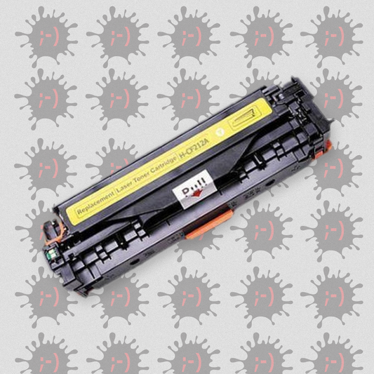 CF213A 1.8K- 131X - Toner di Ricambio Yellow con chip in dotazione per HP Pro 200 color M251nw,M251MFP ,M276nw 1.8 #131A