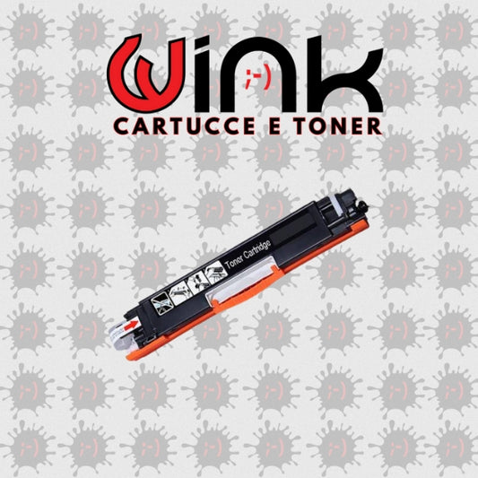 CF350A - 130A - Toner rigenerato Nero con chip in dotazione per HP Laserjet Pro Color M176N, M177FW. Stampa fino a 1.300 pagine al 5% di copertura.