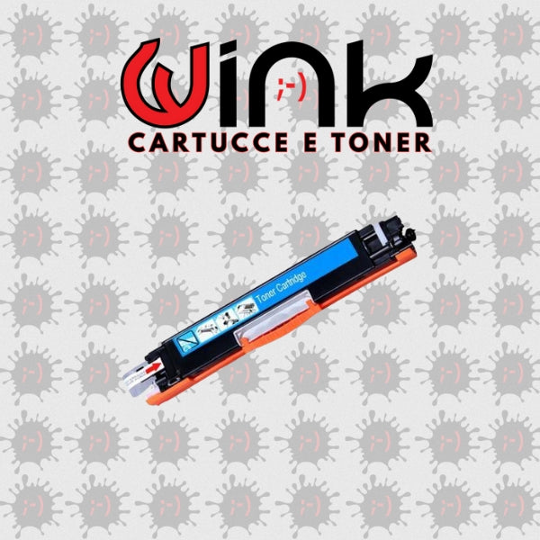CF351A - 131A - Toner rigenerato CIANO con chip in dotazione per HP Laserjet Pro Color M176N, M177FW. Stampa fino a 1.000 pagine al 5% di copertura.
