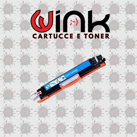 CF351A - 131A - Toner rigenerato CIANO con chip in dotazione per HP Laserjet Pro Color M176N, M177FW. Stampa fino a 1.000 pagine al 5% di copertura.