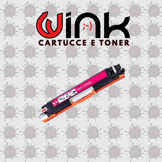 CF353A - 133A - Toner rigenerato MAGENTA con chip in dotazione per HP Laserjet Pro Color M176N, M177FW. Stampa fino a 1.000 pagine al 5% di copertura.