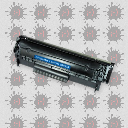 Q2612A 2K - Toner rigenerato Nero per HP Laserjet 1010, 1012, 1015. Stampa fino a 2.000 pagine al 5% di copertura.