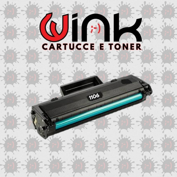 106A 1K - W1106A Toner Compatibile Premium con chip nero per HP LASER 107a. Stampa fino a 1.000 pagine al 5% di copertura.