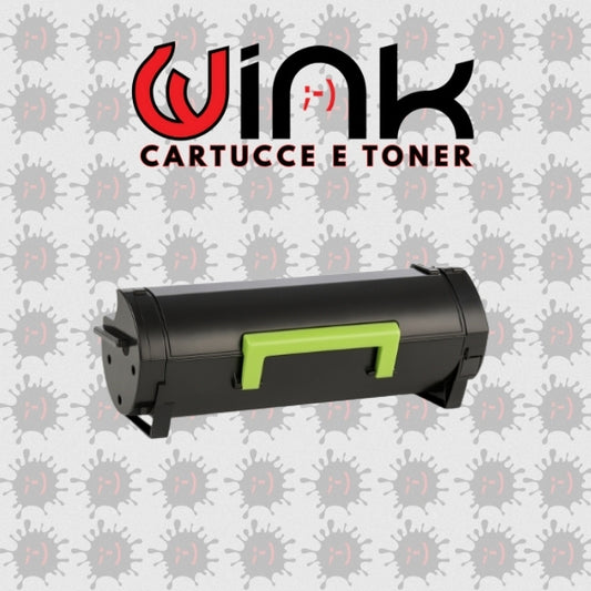 502/602H 7.5K- Toner UNIVERSALE di ricambio Nero con chip in dotazione per Lexmark MX310DN, MX410DE, MX510DE, MX511DE, MX511DTE, MS310D, MS310DN, MS410D, MS410DN, MS510DN. Stampa fino a 10.000 pagine al 5% di copertura.