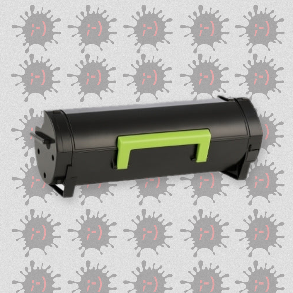 502/602H 7.5K- Toner UNIVERSALE di ricambio Nero con chip in dotazione per Lexmark MX310DN, MX410DE, MX510DE, MX511DE, M