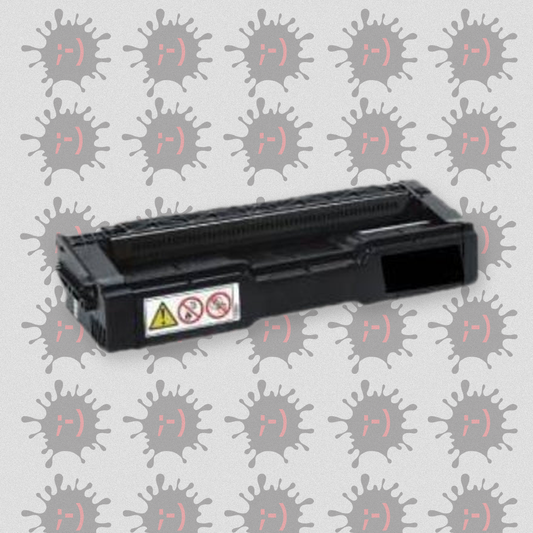 407543 2K- Toner di ricambio Nero con chip in dotazione per Ricoh Aficio C250SF, C250DN. Stampa fino a 2.000 pagine al 5