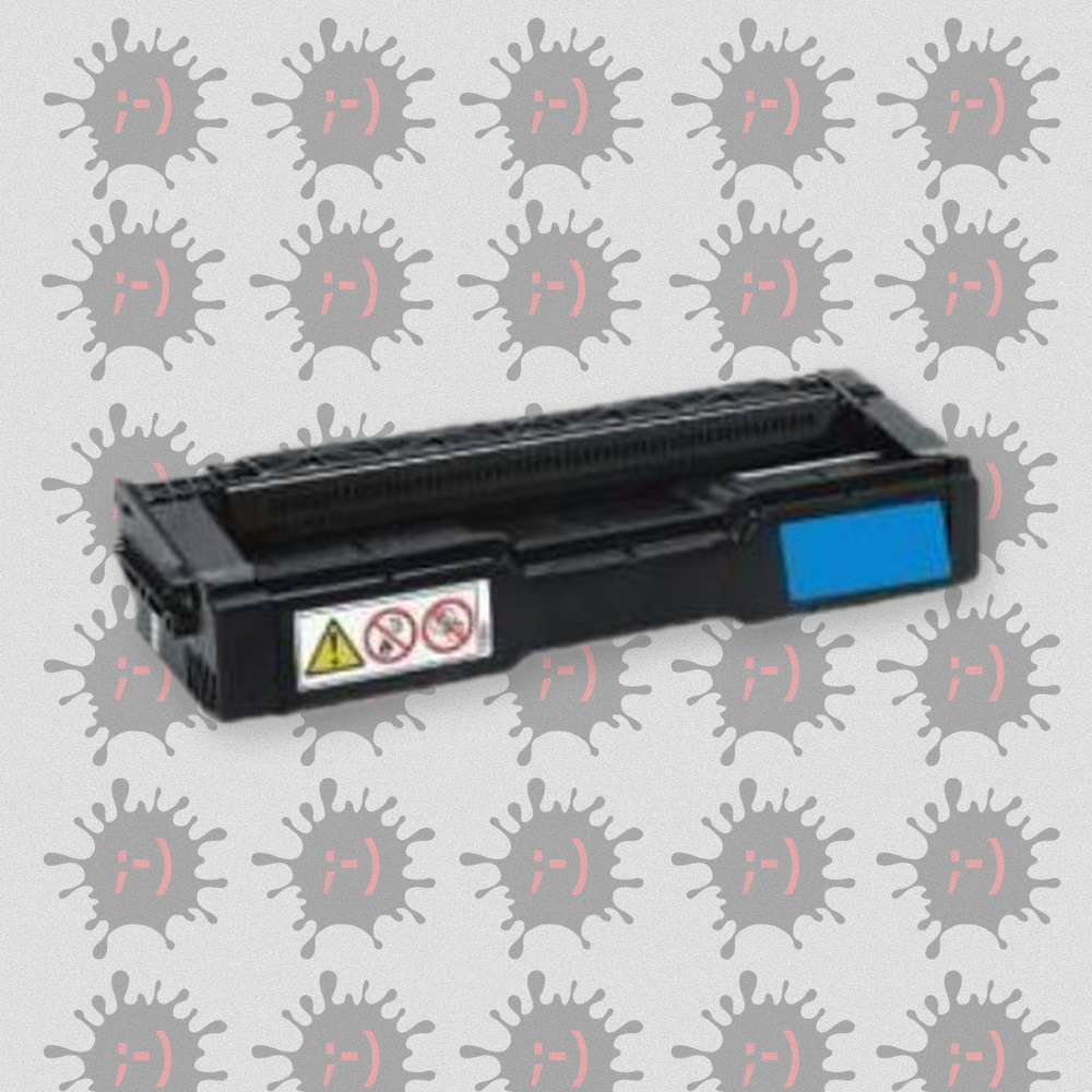 407544 1.6K- Toner di ricambio Ciano con chip in dotazione per Ricoh Aficio C250SF, C250DN. Stampa fino a 1.600 pagine a